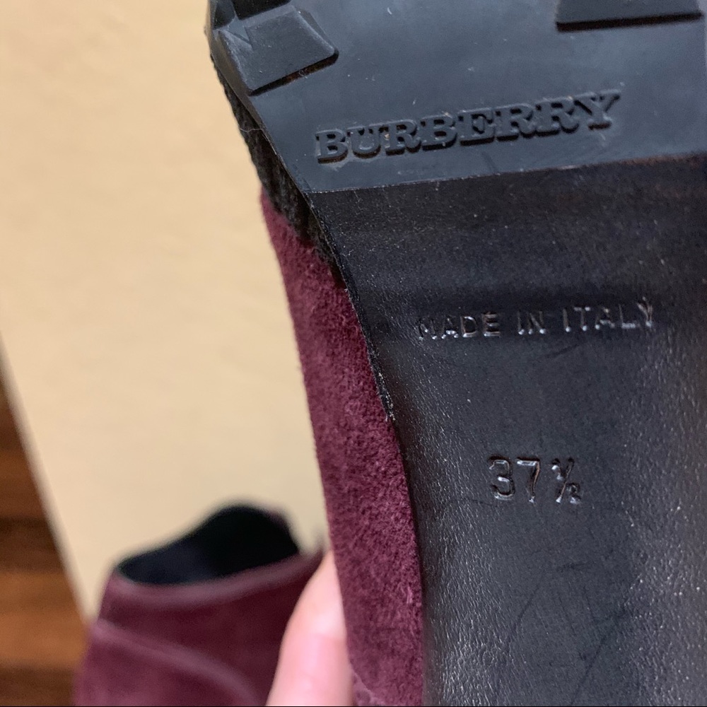 Burberry Suede Platform Booties - Picture 4 of 5